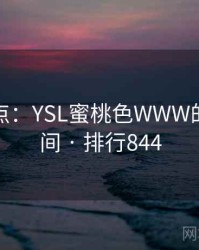 趣味盘点：YSL蜜桃色WWW的十大瞬间 · 排行844