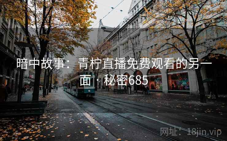 暗中故事：青柠直播免费观看的另一面 · 秘密685